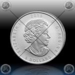 1oz KANADA $5 " Maple Leaf " PRIVY - EINSTEIN ( E=mc2) 2015